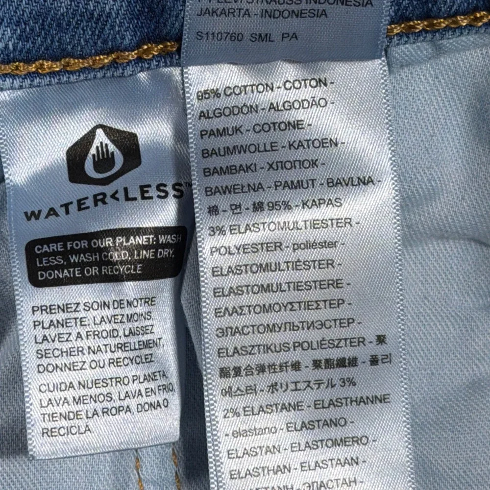 Levi's 505 Jeans Mens 32x32 Blue Regular Fit Straight Leg Denim Pants Stretch
